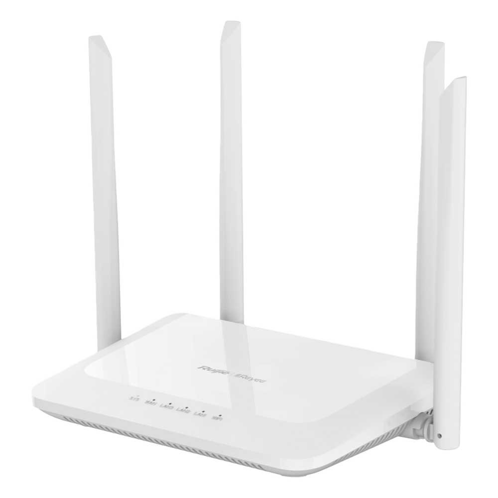 Home Router Inalámbrico Wi-Fi 5 Doble Banda, 1 Puerto Wan 10 / 100 y 3 Puertos Lan 10 / 100 Hasta 1,200 Mbps