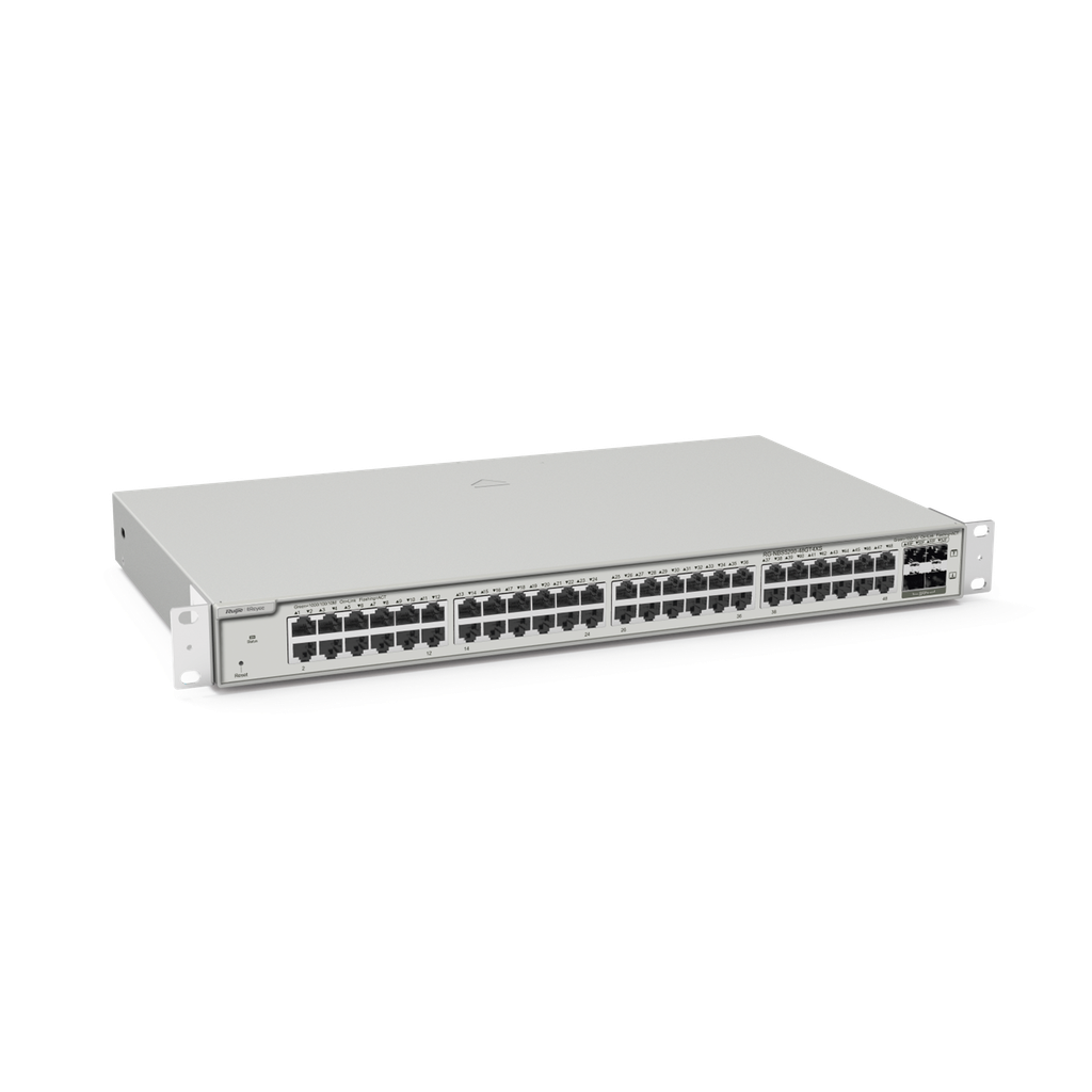 Switch administrable 48 puertos, Gigabit, capa 3, 4 SFP+