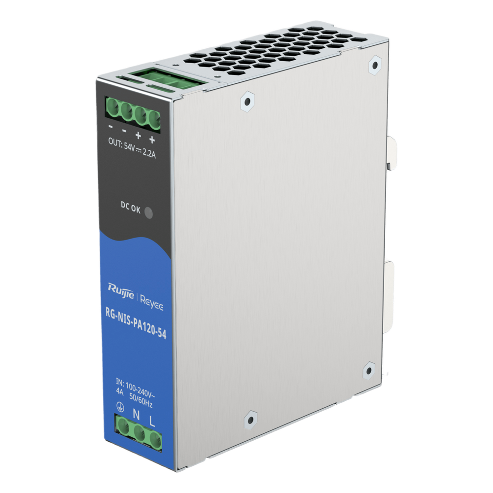 Fuente de Alimentación AC / DC 120W DIN-RAIL para Switch Industrial