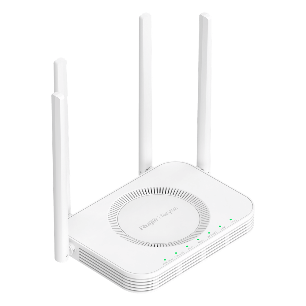 Router Wi-Fi doble banda, 1200 Mbps, GPON, 2 puertos