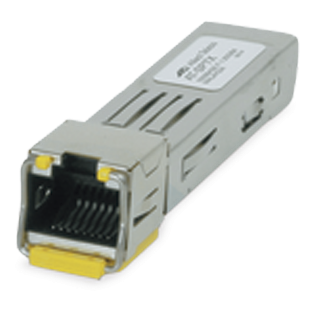 Transceptor MiniGbic SFP 10 / 100 / 1000 Mbps, distancia 100 m conector RJ-45 **TAA = Trade Act Agreement Compliant