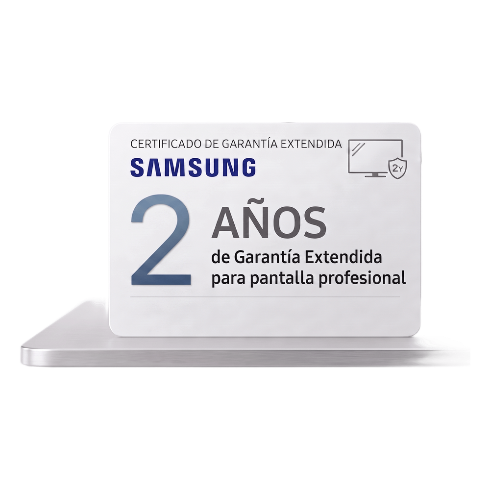 Extension de garantía 2 años adicionales para pantallas