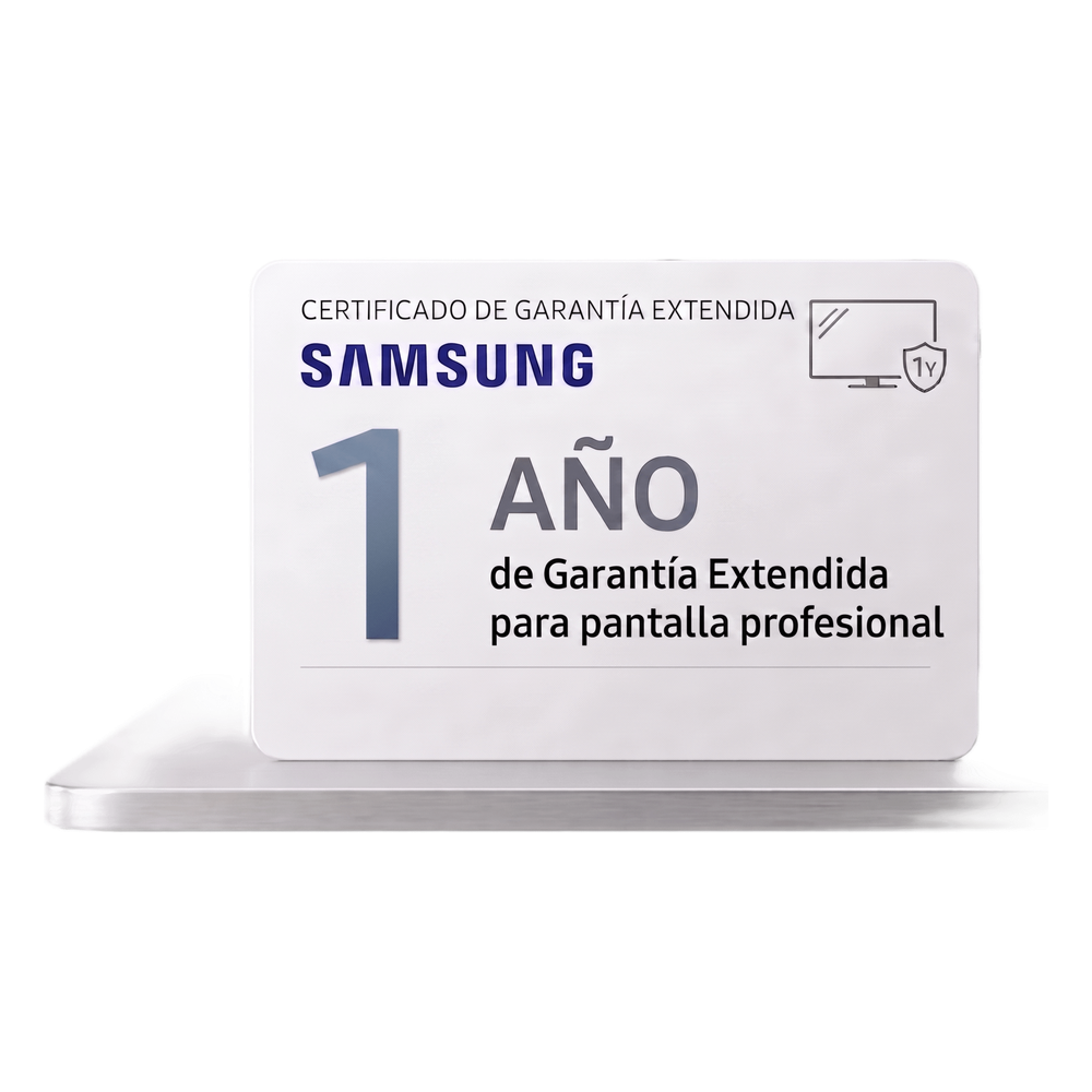 Extension de garantía 1 año adicional para pantallas