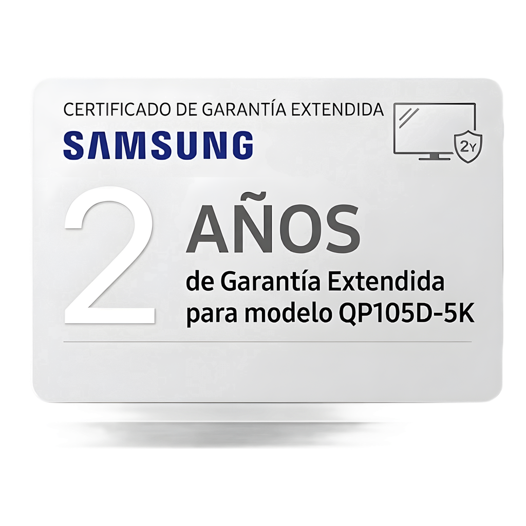 Extension de garantía para pantallas profesionales modelo QP105D-5K
