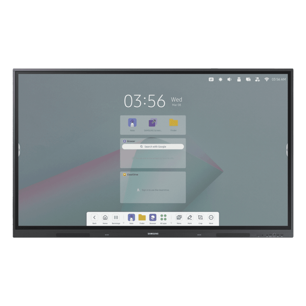 Pantalla interactiva 65", 4K, 400 nits