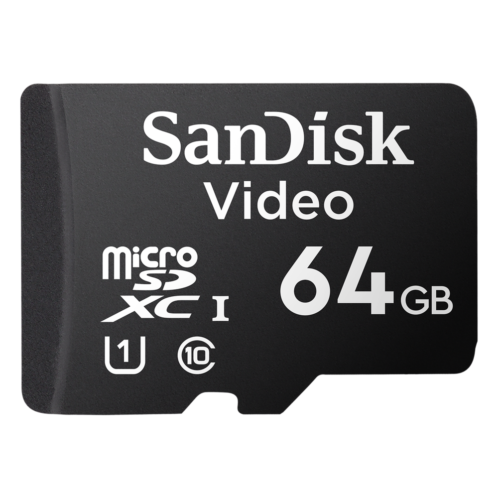 [SDSDQAS4064GBP] Memoria microSD SanDisk 64GB / Alta Resistencia / Videovigilancia / Clase 10