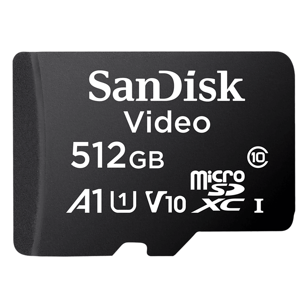 [SDSDQAS5512GBP] Memoria microSD SanDisk 512GB / Alta Resistencia / Videovigilancia / Clase 10