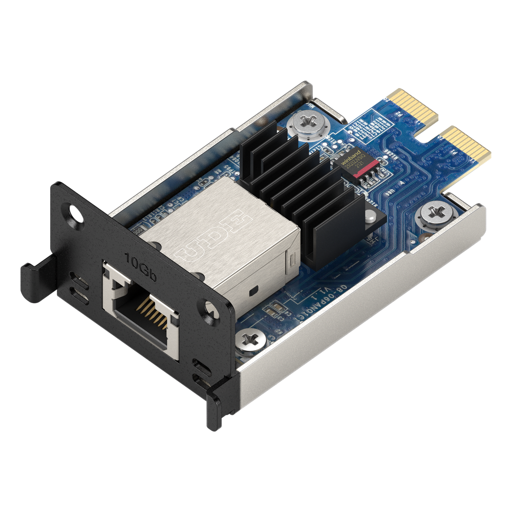 [E10G22-T1-MINI] Adaptador de Ethernet E10G18-T1 | 10 Gbps / Compatible con PCIe 3.0 y 2.0 | Autonegociación de 4 u 8 Canales | Perfil Bajo y Altura Completa | Compatibilidad con Synology DSM 6.1.7 o Posterior
