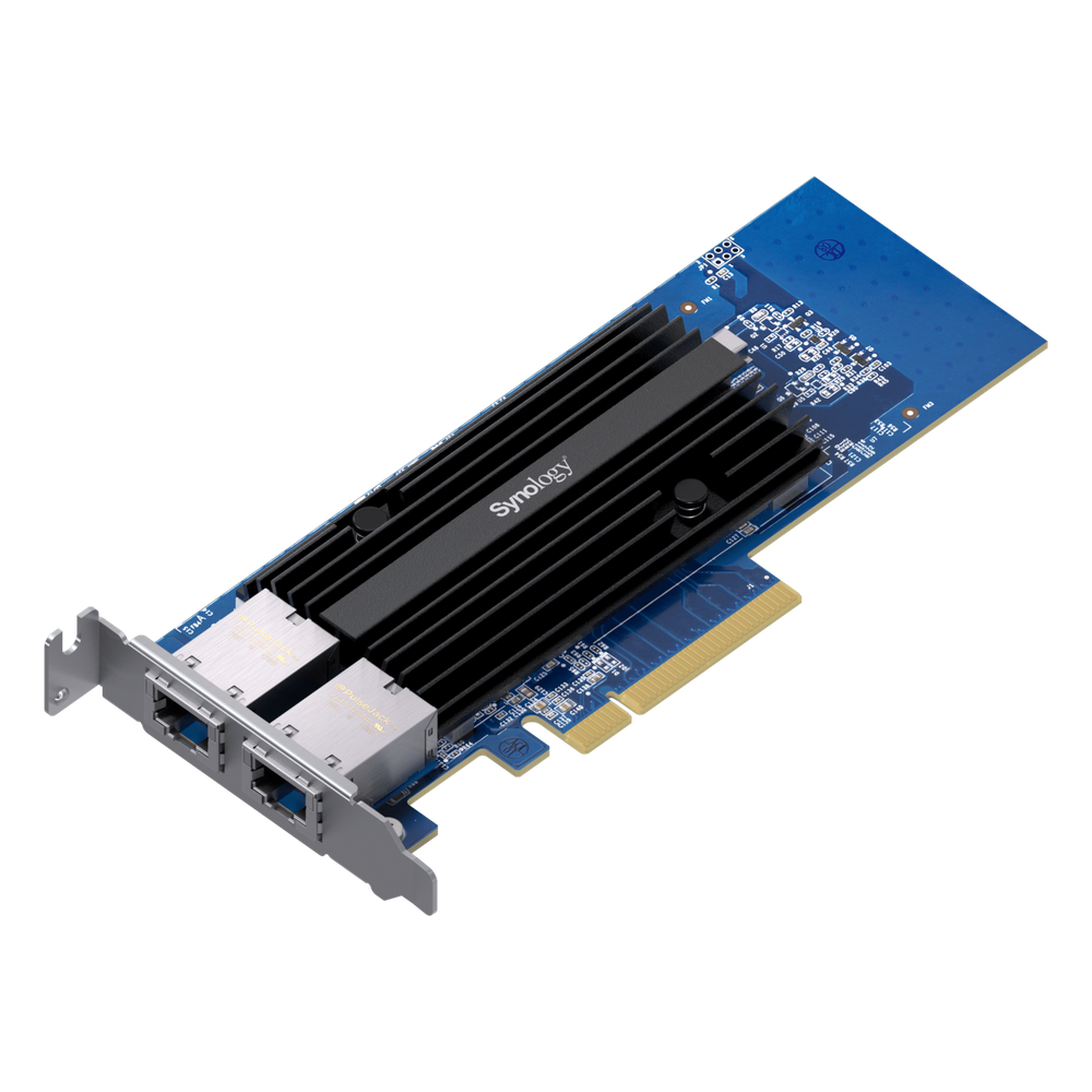 [E10G30-T2] Adaptador de Red Synology E10G30-T2 | Doble Puerto 10 GbE | PCIe 3.0 x8 | Compatible con Synology | Link Aggregation