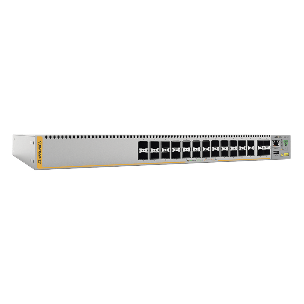 Switch de fibra óptica capa 3, 28 puertos 100 / 1000X SFP Gigabit