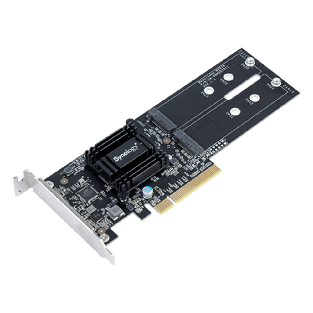 [M2D18] Tarjeta de Expansión M2D18 | PCIe 2.0 x8 | Compatible con NVMe y SATA SSD | 2 Ranuras M-key | Perfil Bajo y Altura Completa | Garantía de 3 Años