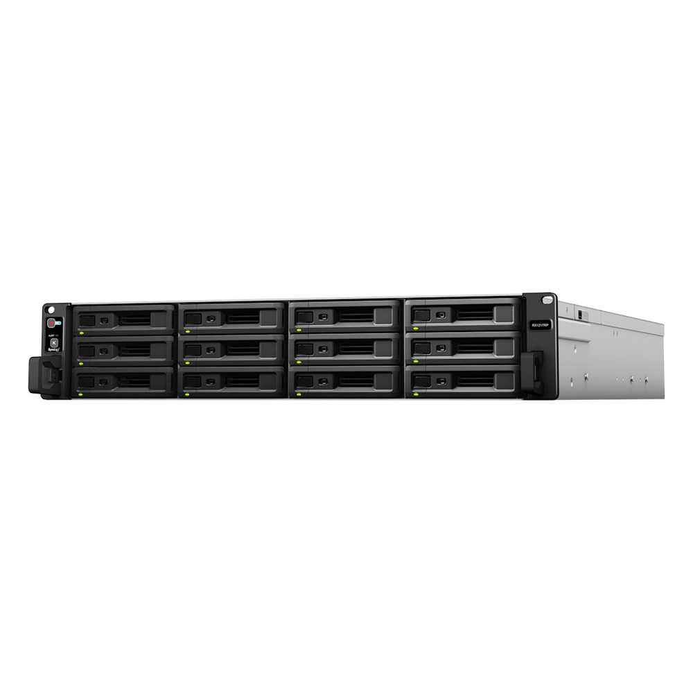 Unidad de Expansión Synology RX1217 / RX1217RP | 12 Bahías de Disco | Compatible con RackStation 2U | Expansión de Volumen en Línea | Fuentes de Alimentación Redundantes (RX1217RP) | Administración DSM