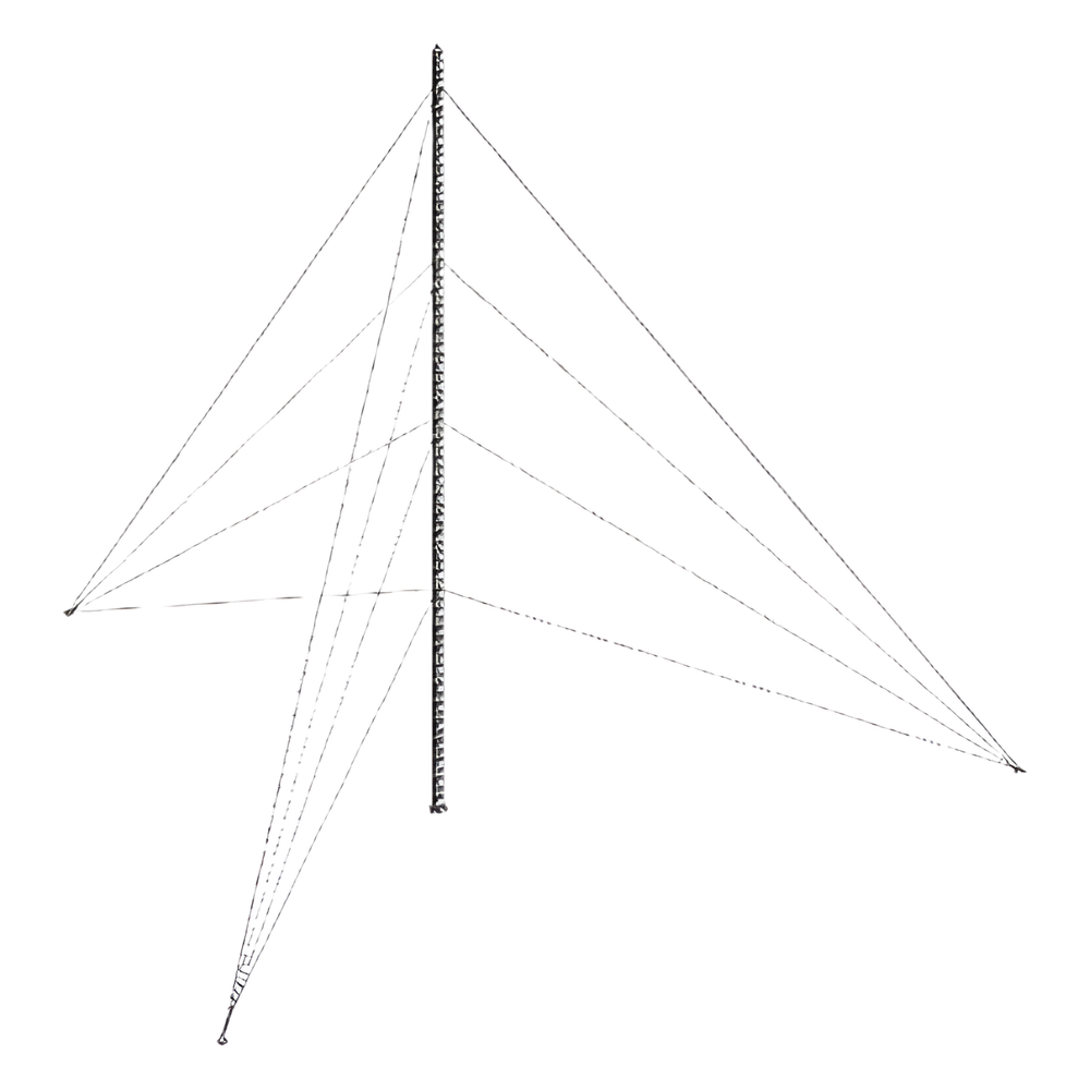 [KTZ-35E-003] Kit de Torre Arriostrada de Piso de 3 m Altura con Tramo STZ35 Galvanizado Electrolítico (No incluye retenida)
