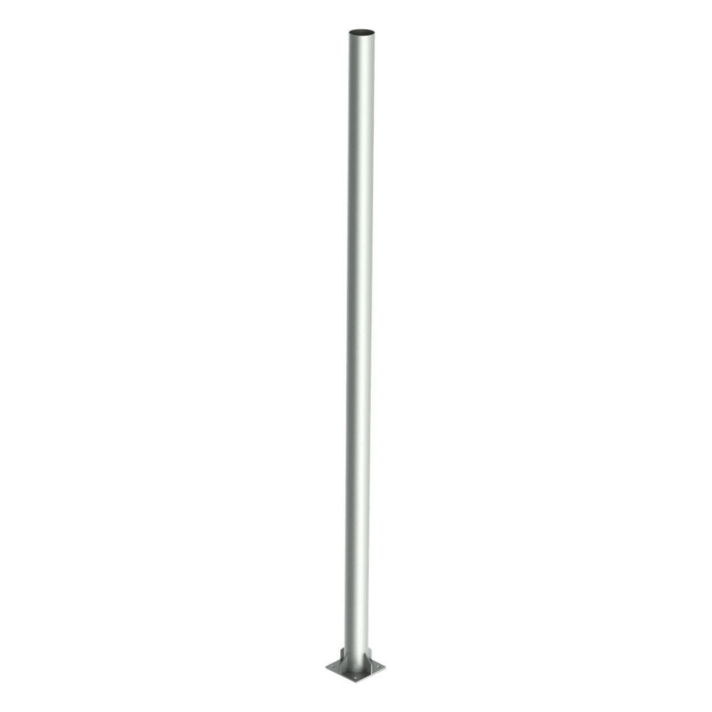 Poste de acero galvanizado para Videovigilancia, 1.5 m de altura