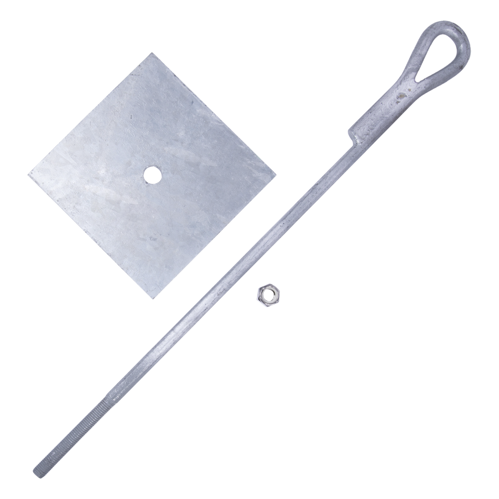 [SAP-01-JG] Ancla para Retenida para Muro con Ojo de Llave galvanizado