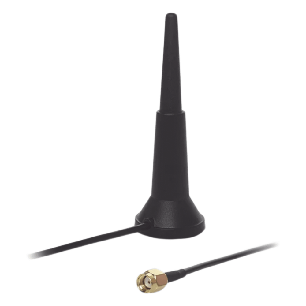 [PR1KRD30] Antena WiFi Doble Banda SMA, 3 dBi, Magnetica, cable 1.5M