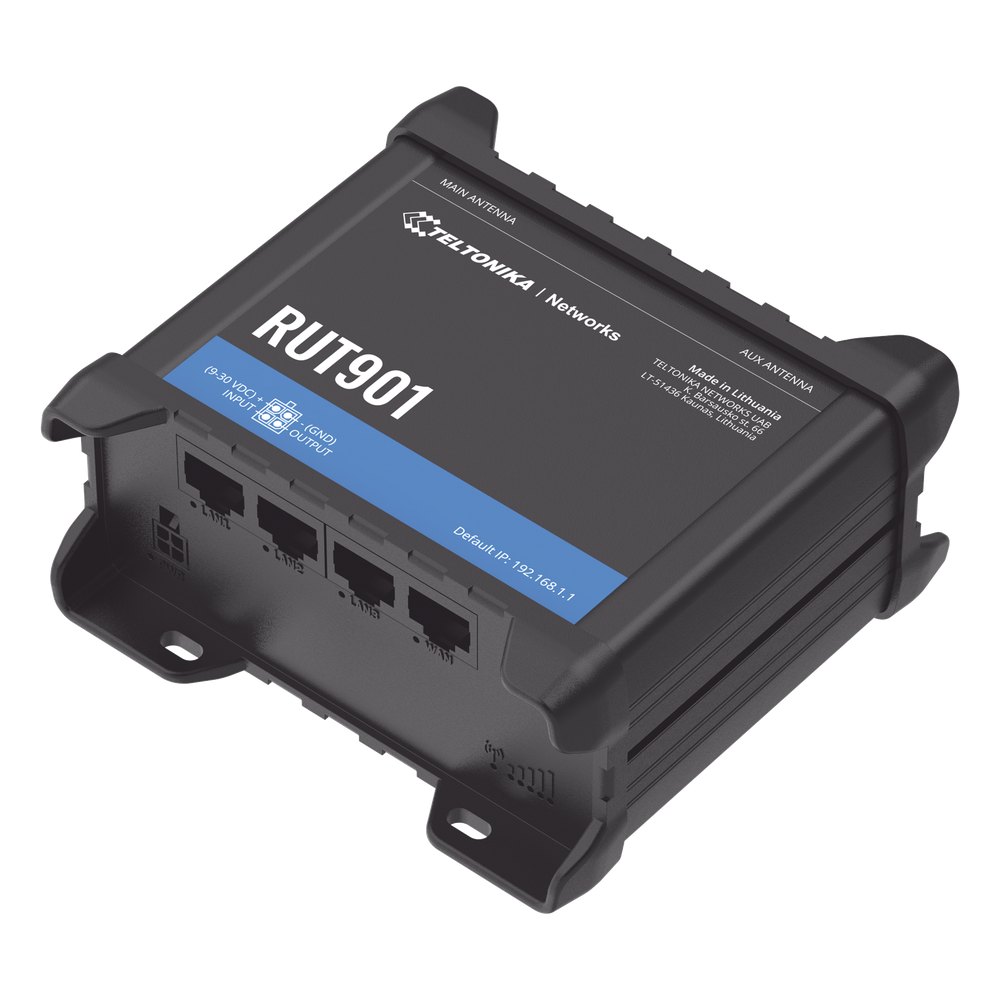 Router industrial 4G, Wi-Fi, 150 Mbps, 4 puertos