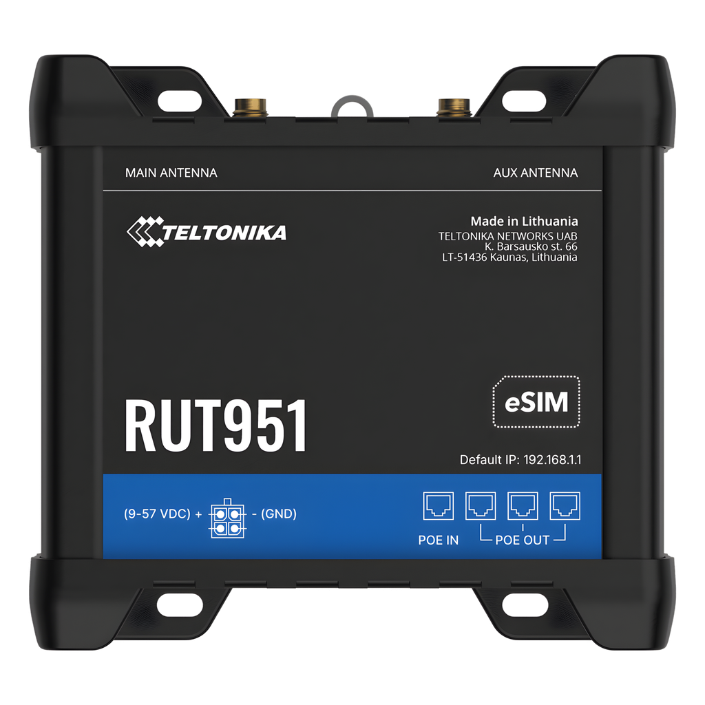 Router PoE 4G Industrial con VPNs Avanzadas / Dual SIM / Soporta eSIM / Gestión Remota (Opcional RMS)