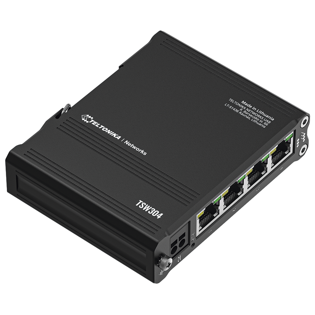 Switch 4 puertos, PoE, Gigabit