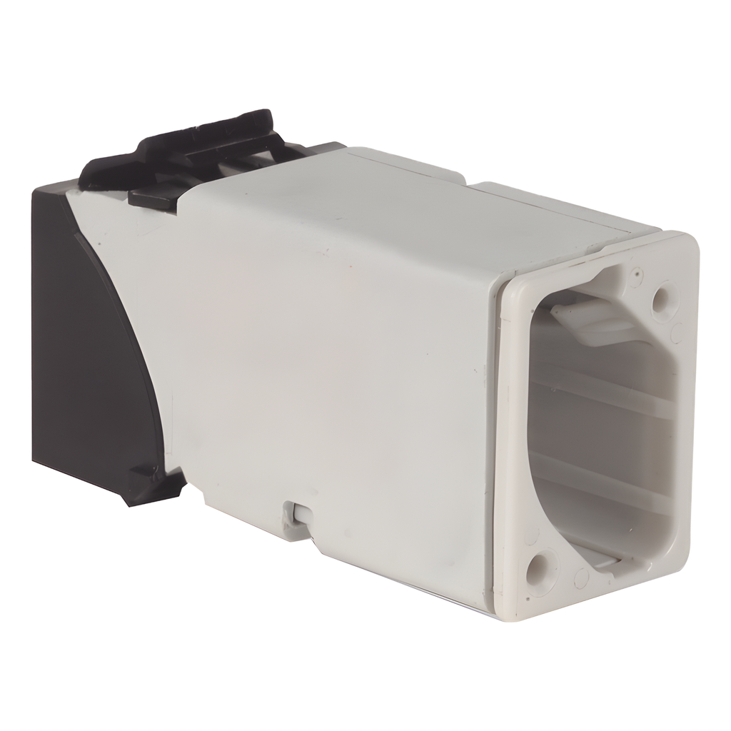 Jack RJ45 keystone Cat6, negro