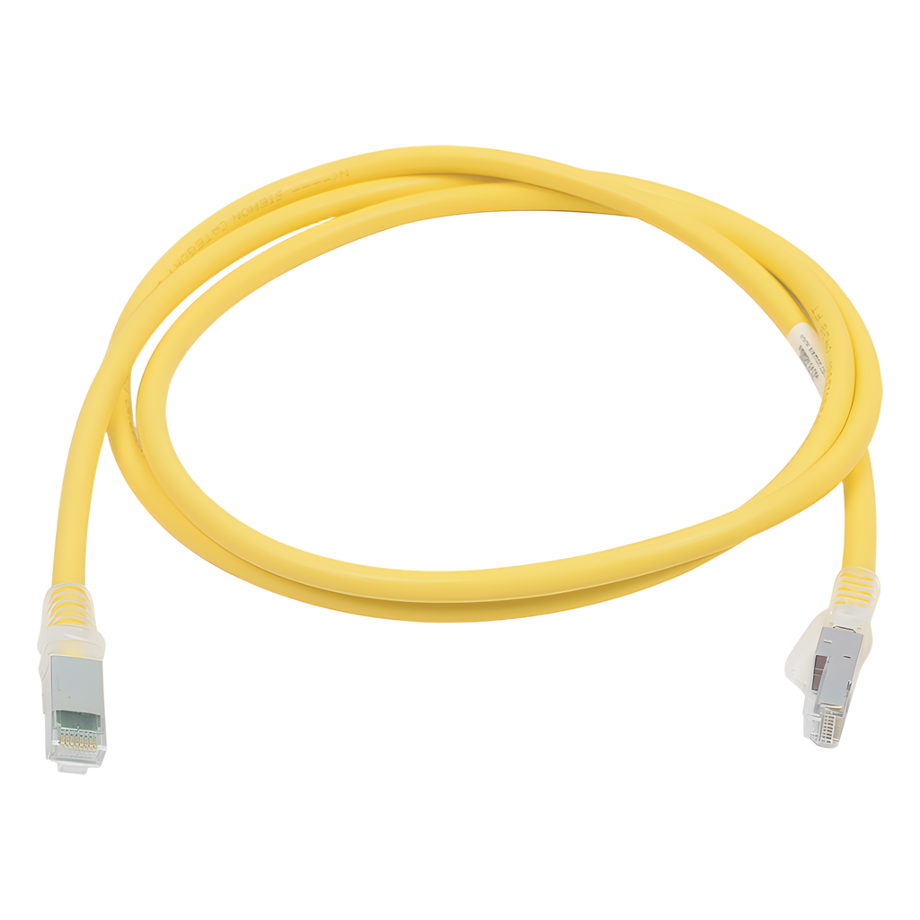 Patch cord Cat6A UTP, 1.52 m, amarillo