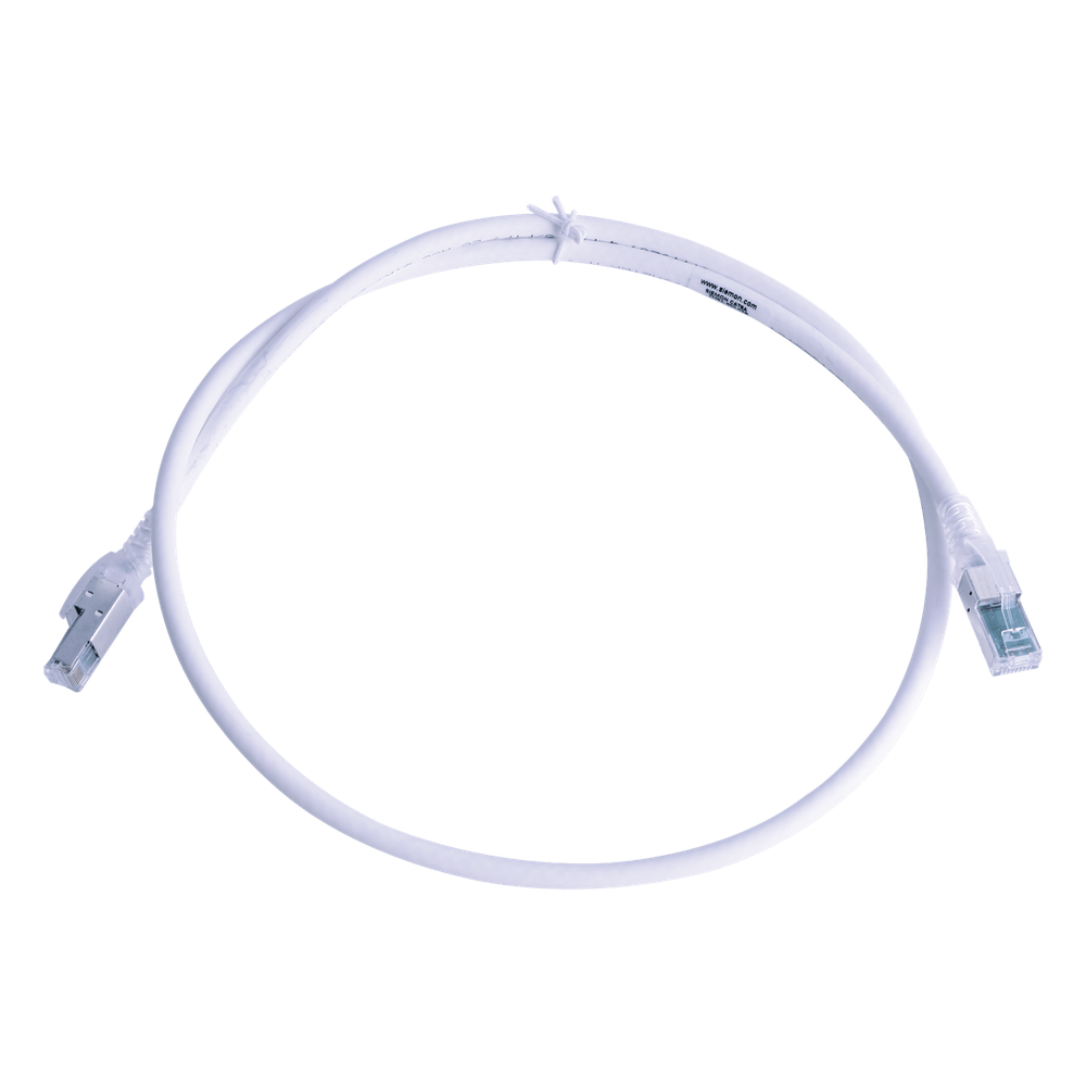 Patch cord Cat6A S/FTP, 0.91 m, blanco