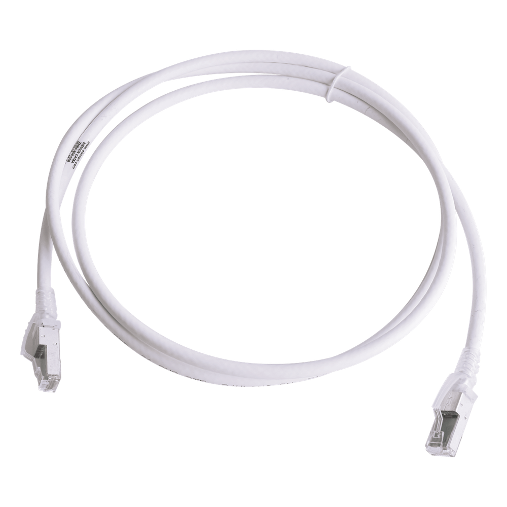 Patch cord Cat6A S/FTP, 1.52 m, blanco