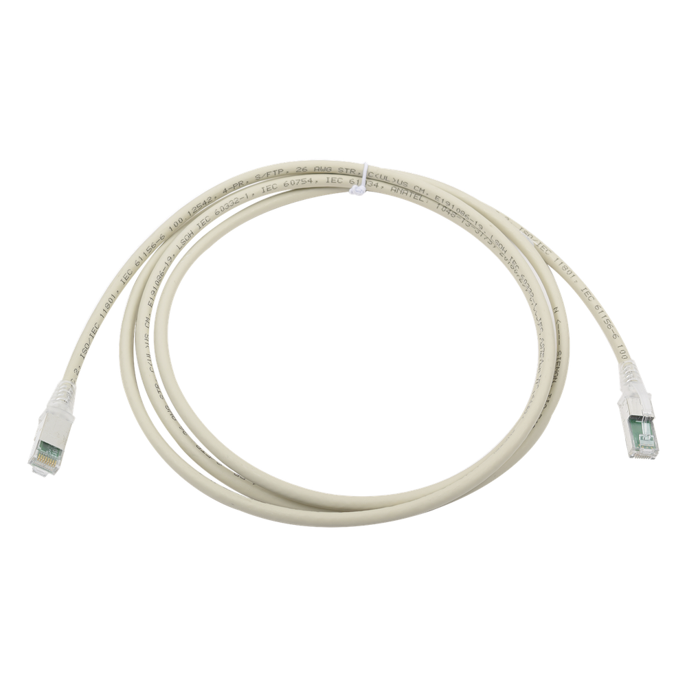 Patch cord Cat6A S/FTP, 1.52 m, gris