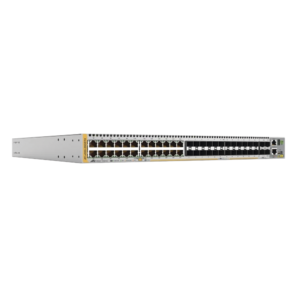 Switch Stackable 24-port 10 / 100 / 1000T y 24-port 100 / 1000 SFP, 4 SFP+ y doble hotswap - No incluye fuentes de alimentación