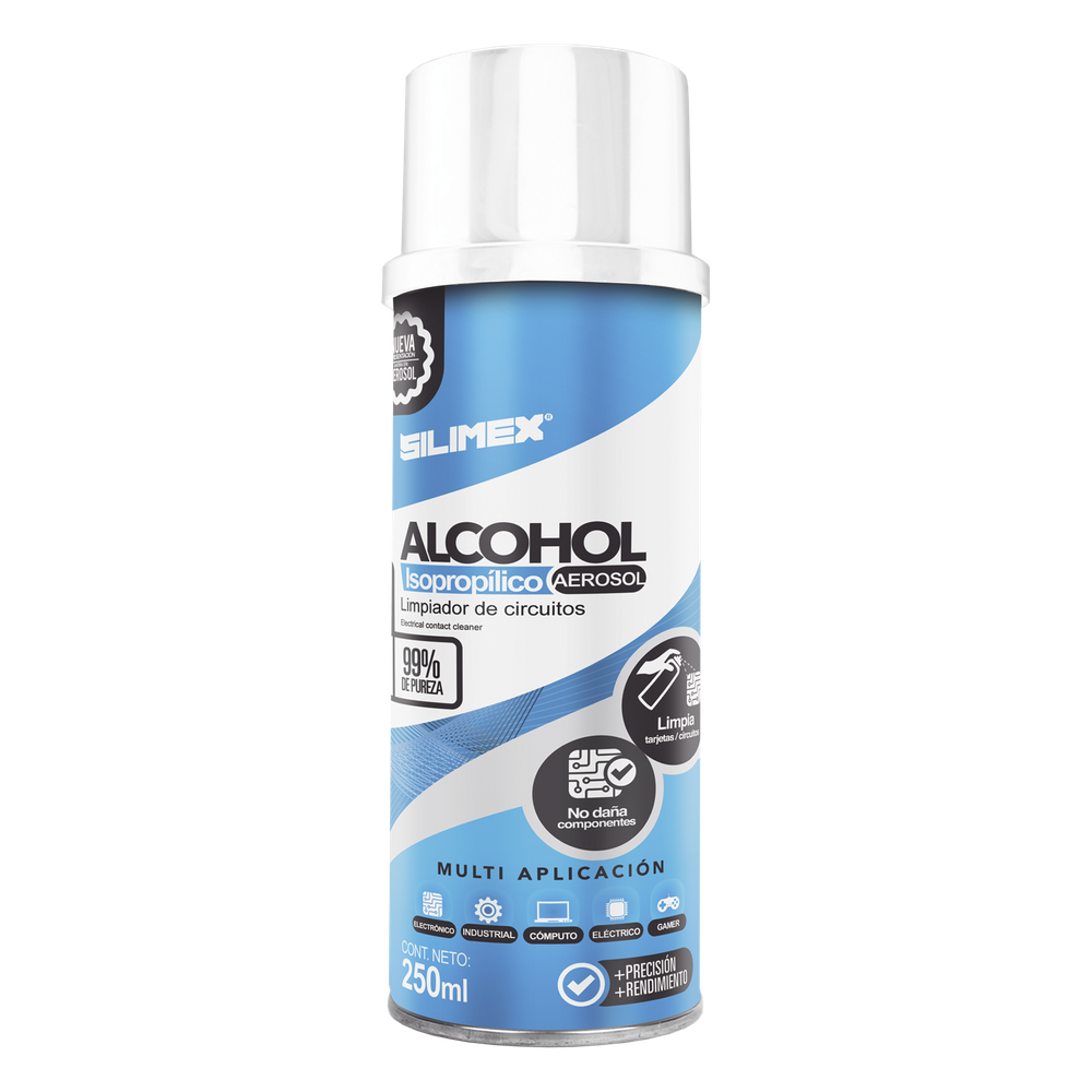 Alcohol Isopropilico en Aerosol para limpieza de equipos