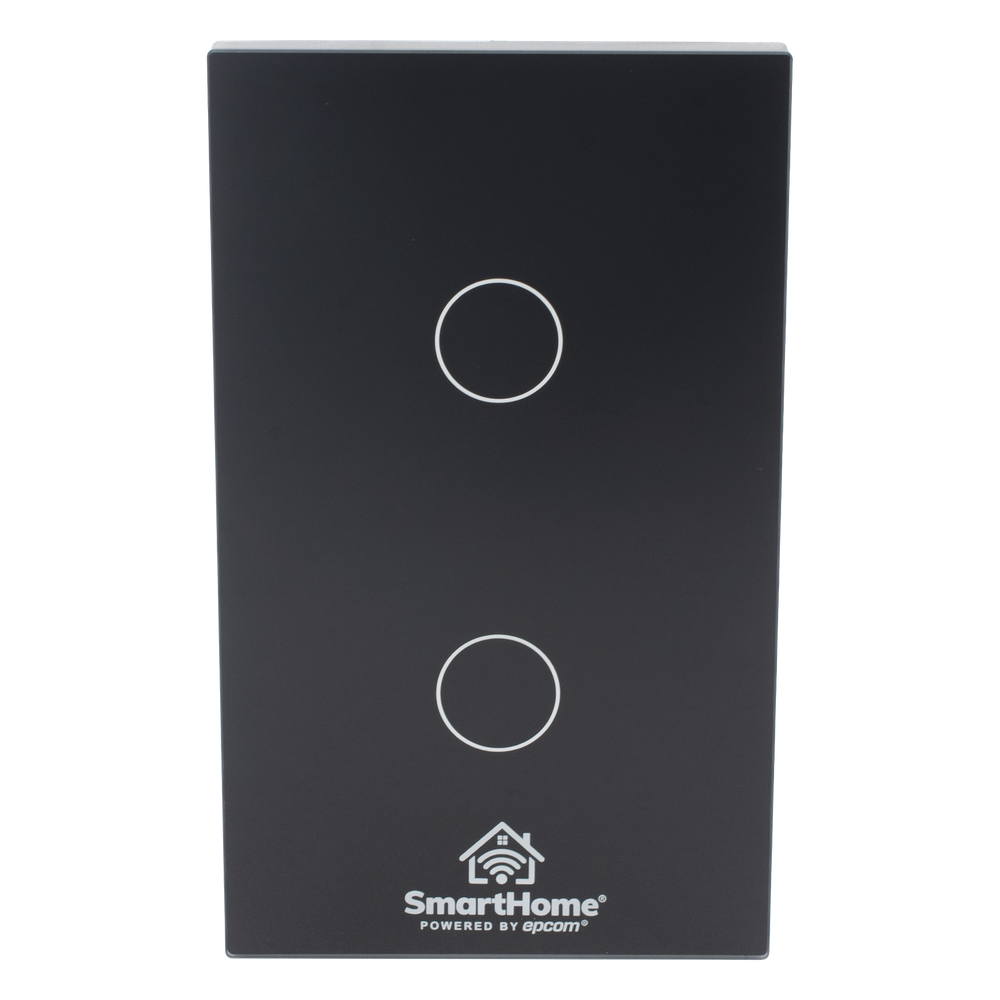 [SHS412W] (Wifi) Apagador switch inalámbrico WIFI, control de 2 regresos de carga, 110V