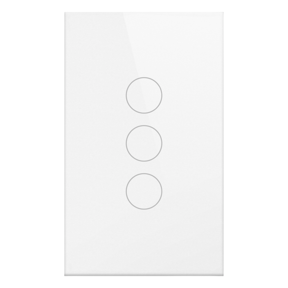 [SHS413WWH] (Wifi) Apagador switch inalámbrico WIFI, control de 3 regresos de carga, 110V