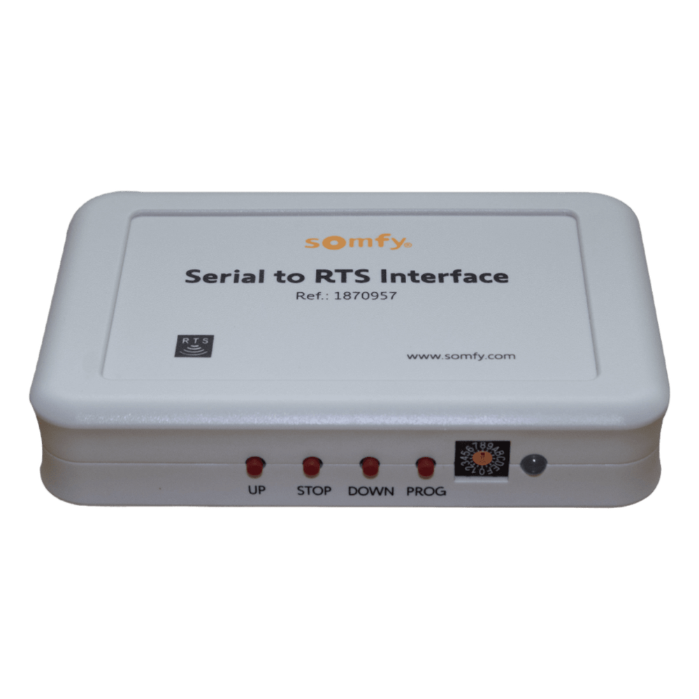 Traductor Universal Somfy Connect, integre SOMFY con el sistema de control de iluminación RadioRA2 de LUTRON