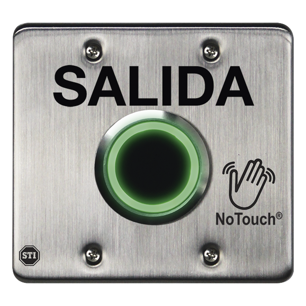 Interruptor IR NoTouch® de Acero Inoxidable, Salida Doble, SALIDA