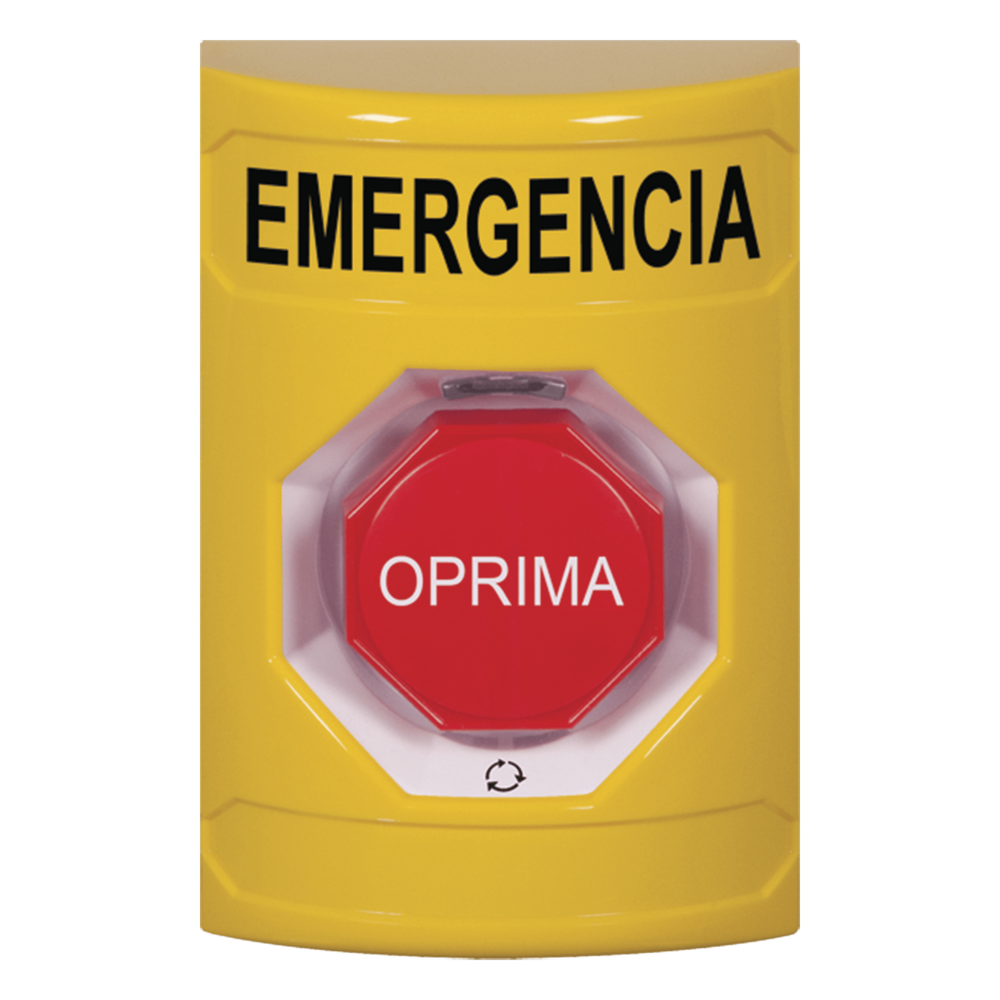 Botón de pánico amarillo