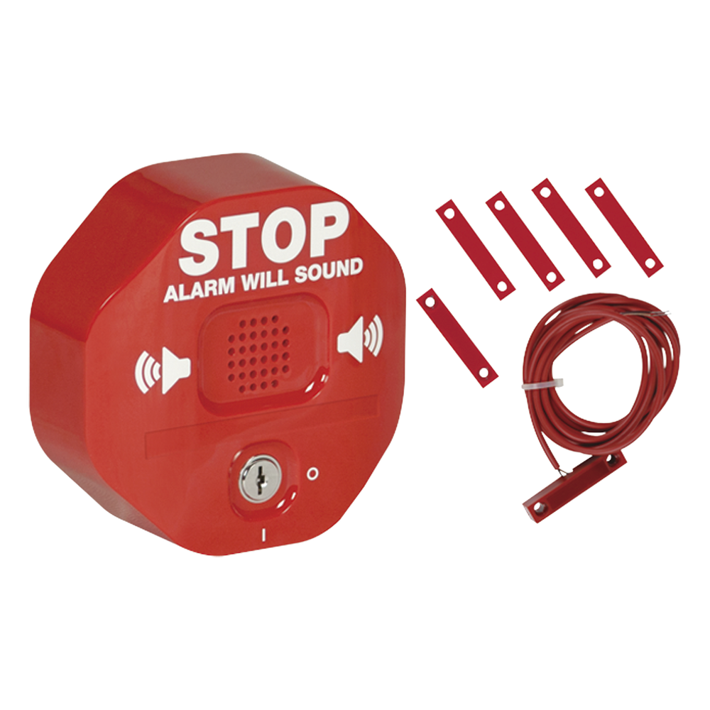 Alarma Multifunción Exit Stopper® para proteger puertas dobles