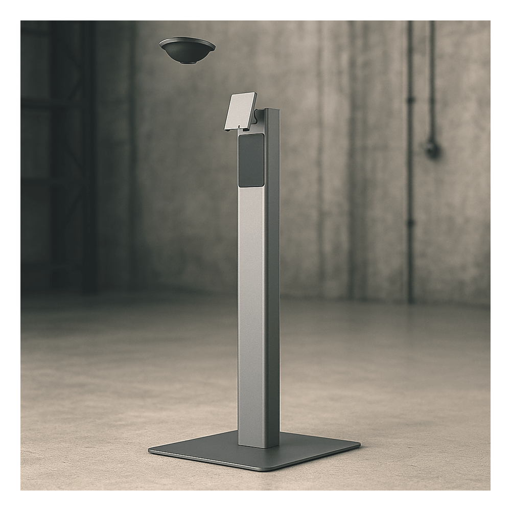 [FLEX3-LITE-FLOOR-STAND] Soporte de Piso FLEX 3 Lite / Estructura Metálica / Base de Placa Pesada / Peso Neto Stand 5.51 kg (12.1 lb) / Peso Neto Plate 15.1 kg (33.3 lb)