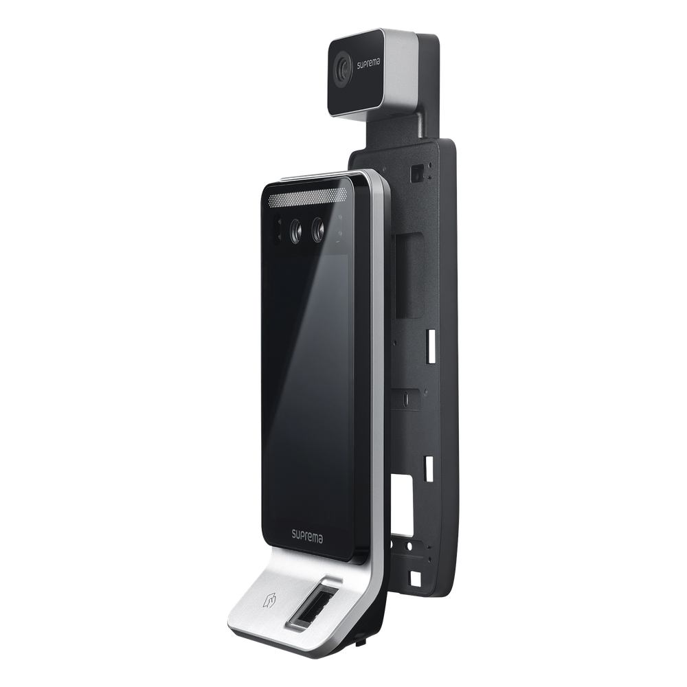 Lector de reconocimiento Facial / F2 / de Huella / Notificación por Temperatura / con lector de RFID(125kHz EM & 13.56 Mhz MIFARE) Compatible con BioStar2
