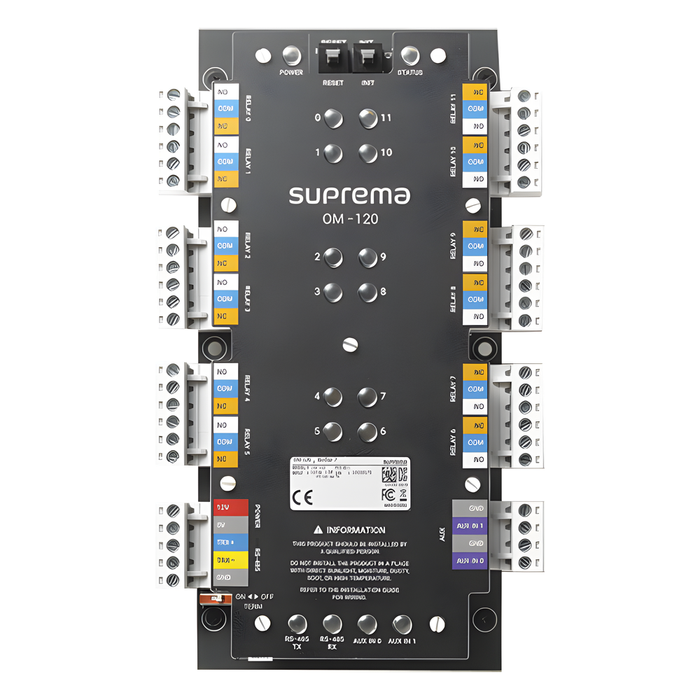 Módulo de Control / 12 Relevadores de Salida con Función para Control de Elevadores
