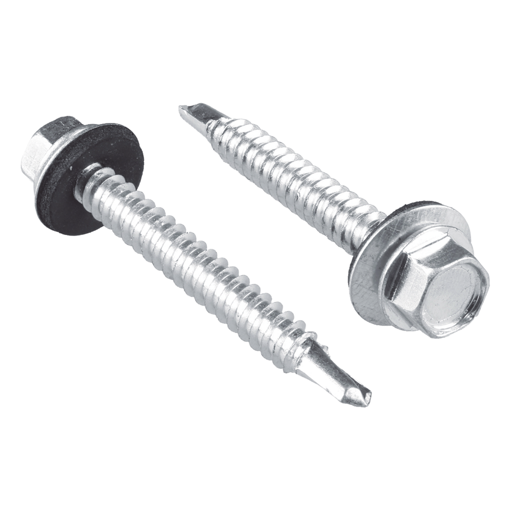 Tornillo - Pija cabeza hexagonal con rondana 1/2"
