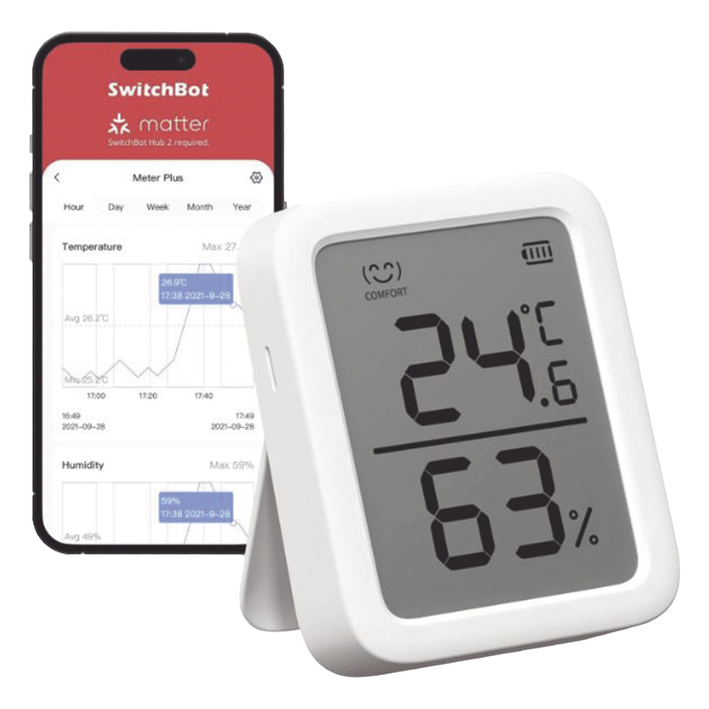 Medidor de temperatura y humedad Datos en pantalla