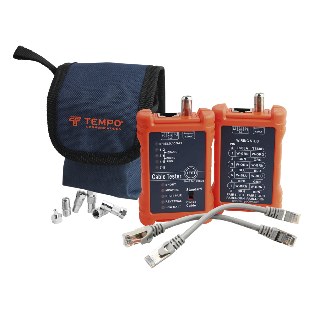 Tester Profesional para Mapeo de Cables de Red
