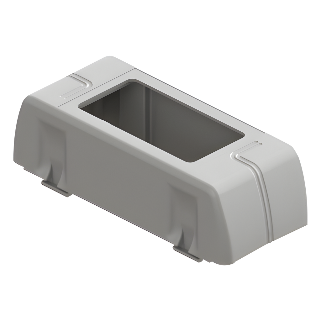 [DX18849] Porta equipamiento línea X rectangular para canaleta DX10000.00