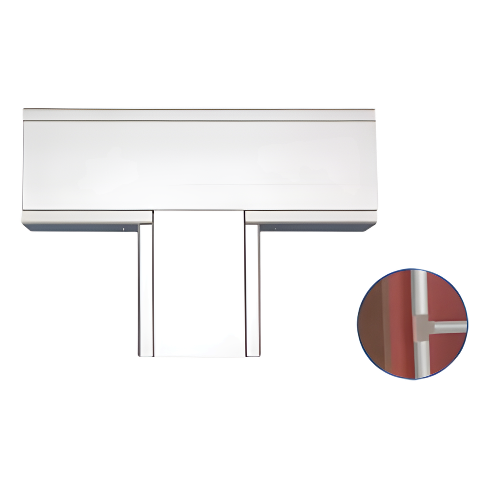 Accesorio en "T" de aluminio, para canaleta INKA100 (8140-80001)