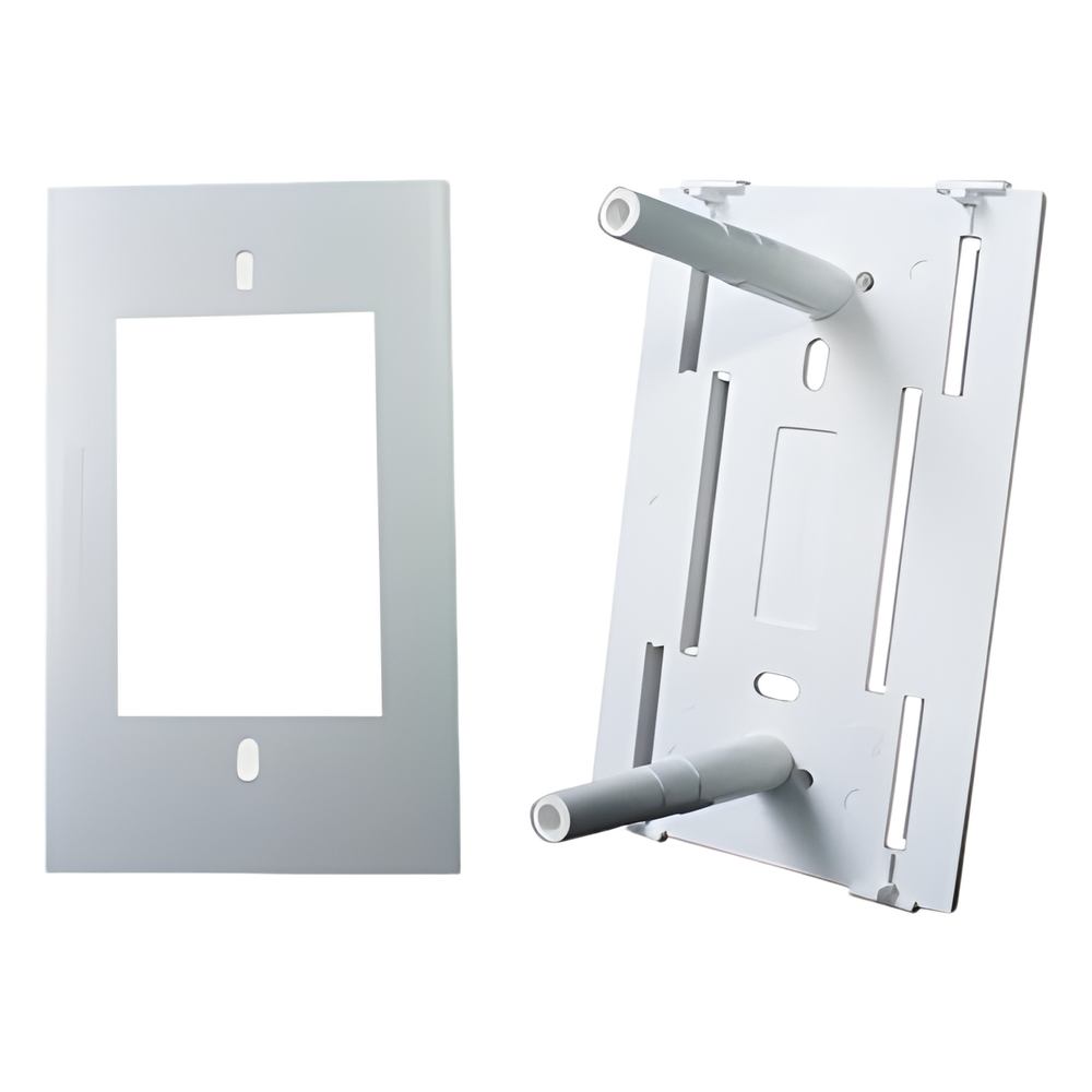 Tapa universal INKA y soporte de PVC auto extinguible y aluminio