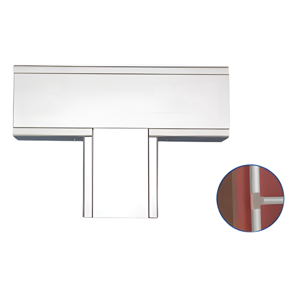 Accesorio en T de Aluminio para canaleta INKA140 (8540-80001)