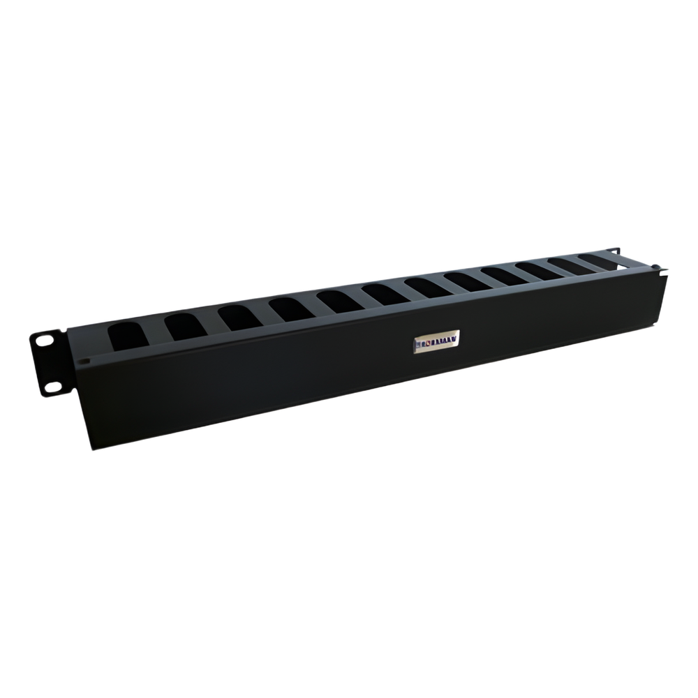 Organizador de cables horizontal 1UR, 19"