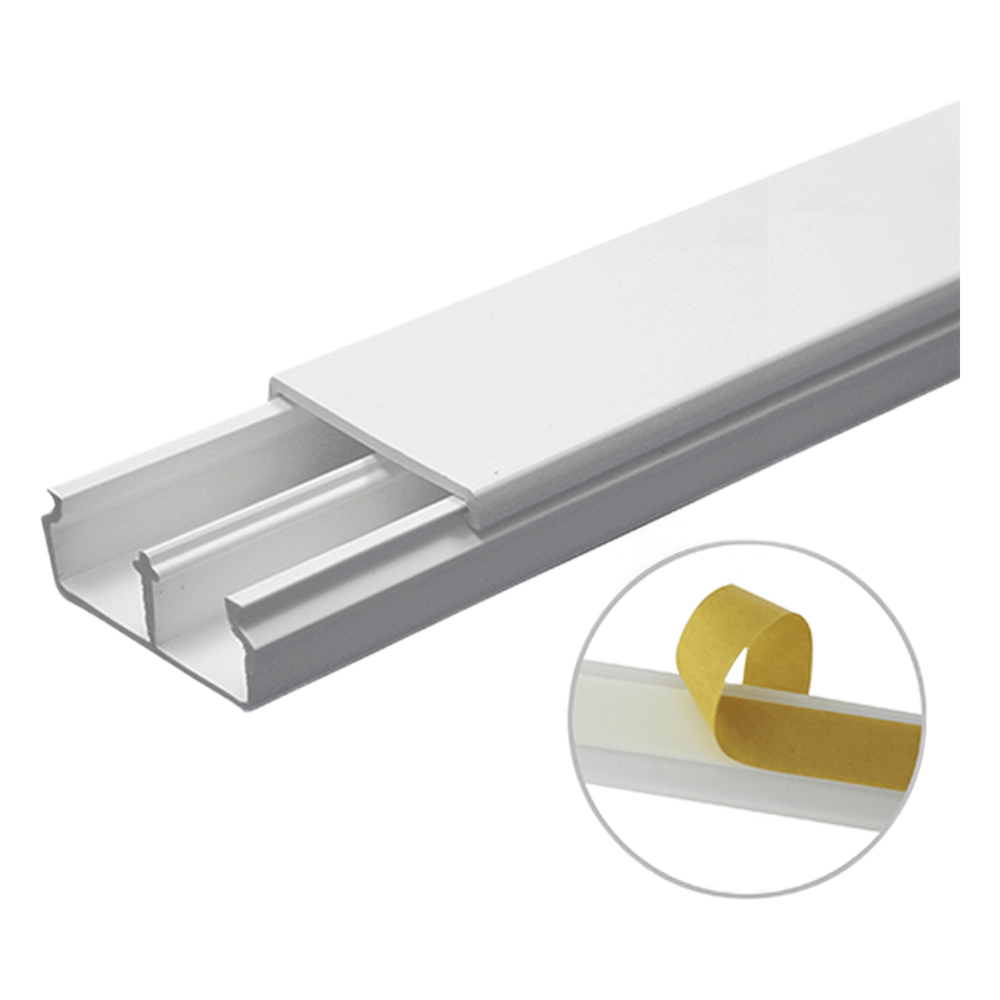 Canaleta PVC, 6 pies