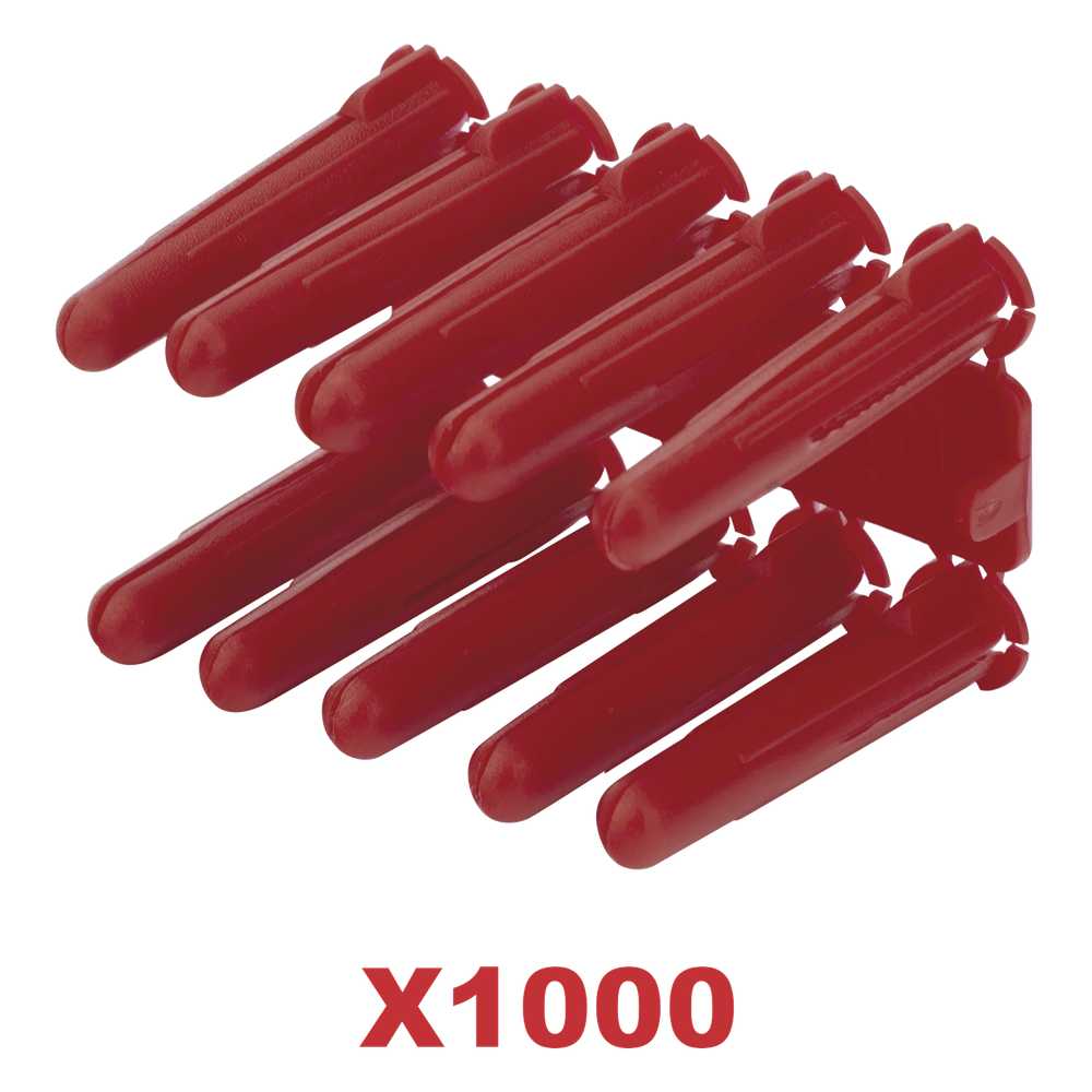 Taquete de 1 1 1/2", 1000 piezas
