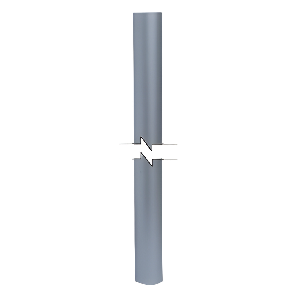 Mástil de Aluminio de 2" cal. 18 de 3 m de Longitud